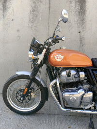Rush Orange Royal Enfield Interceptor 650 Twin