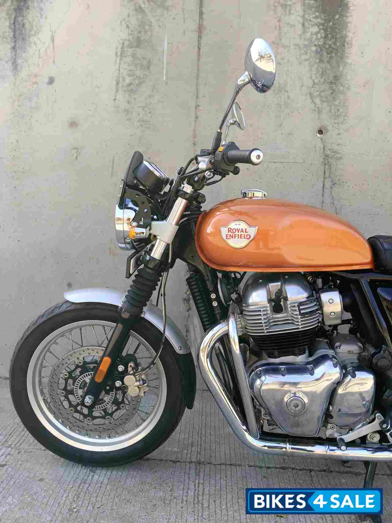 Rush Orange Royal Enfield Interceptor 650 Twin