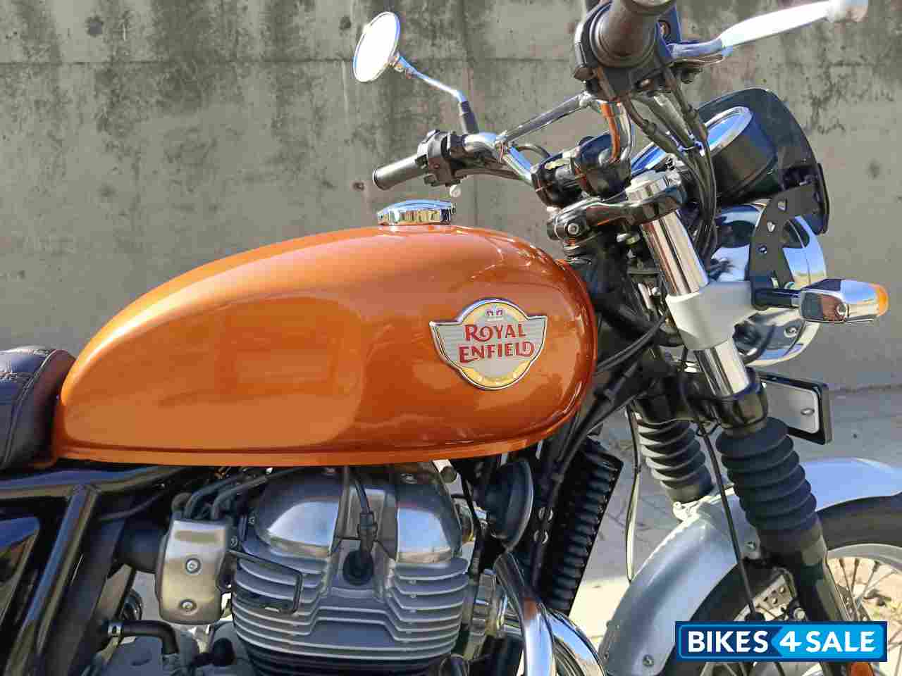 Rush Orange Royal Enfield Interceptor 650 Twin