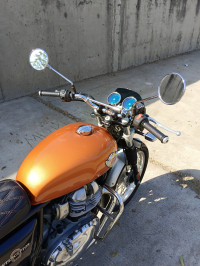 Rush Orange Royal Enfield Interceptor 650 Twin