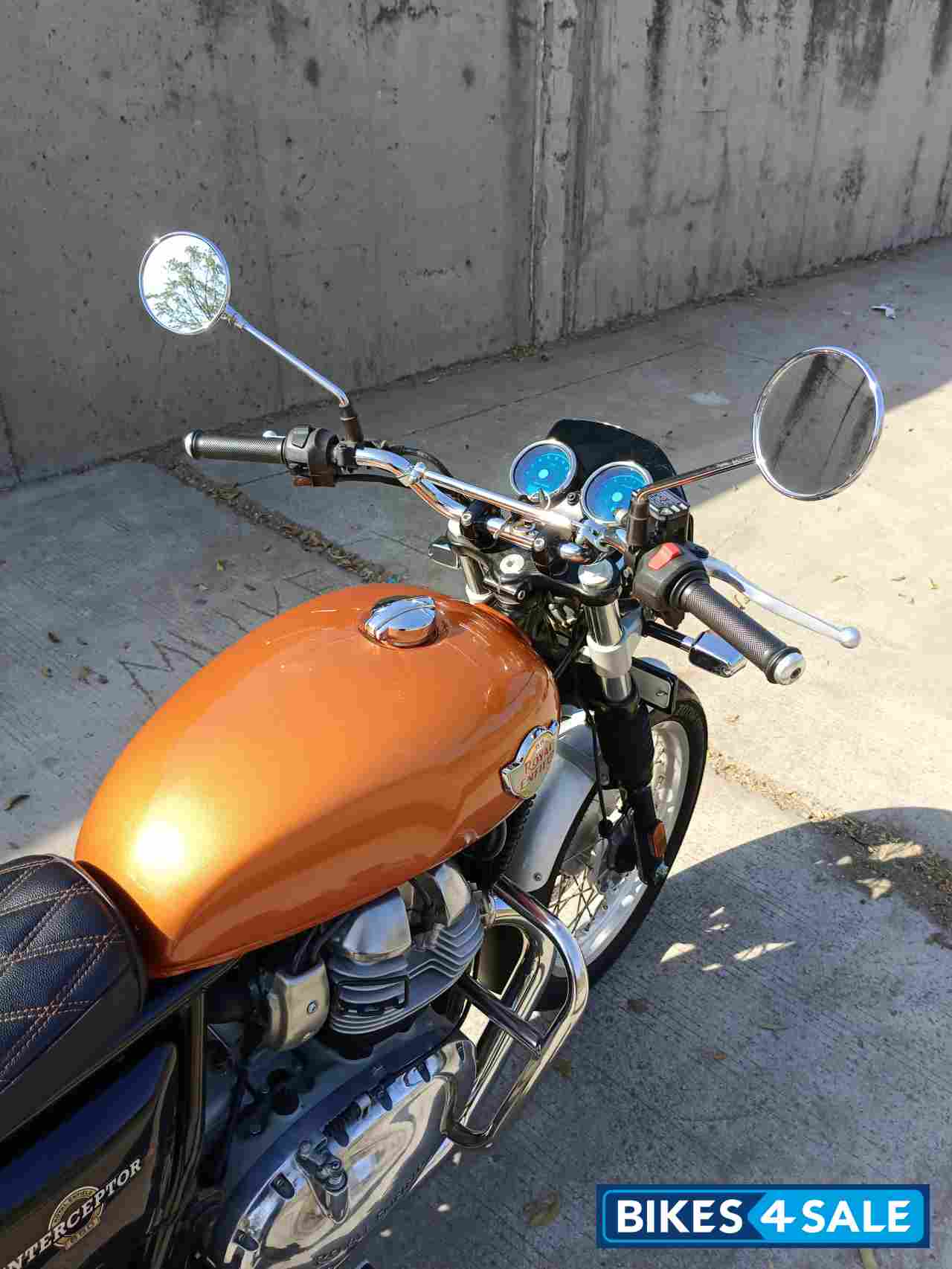 Rush Orange Royal Enfield Interceptor 650 Twin