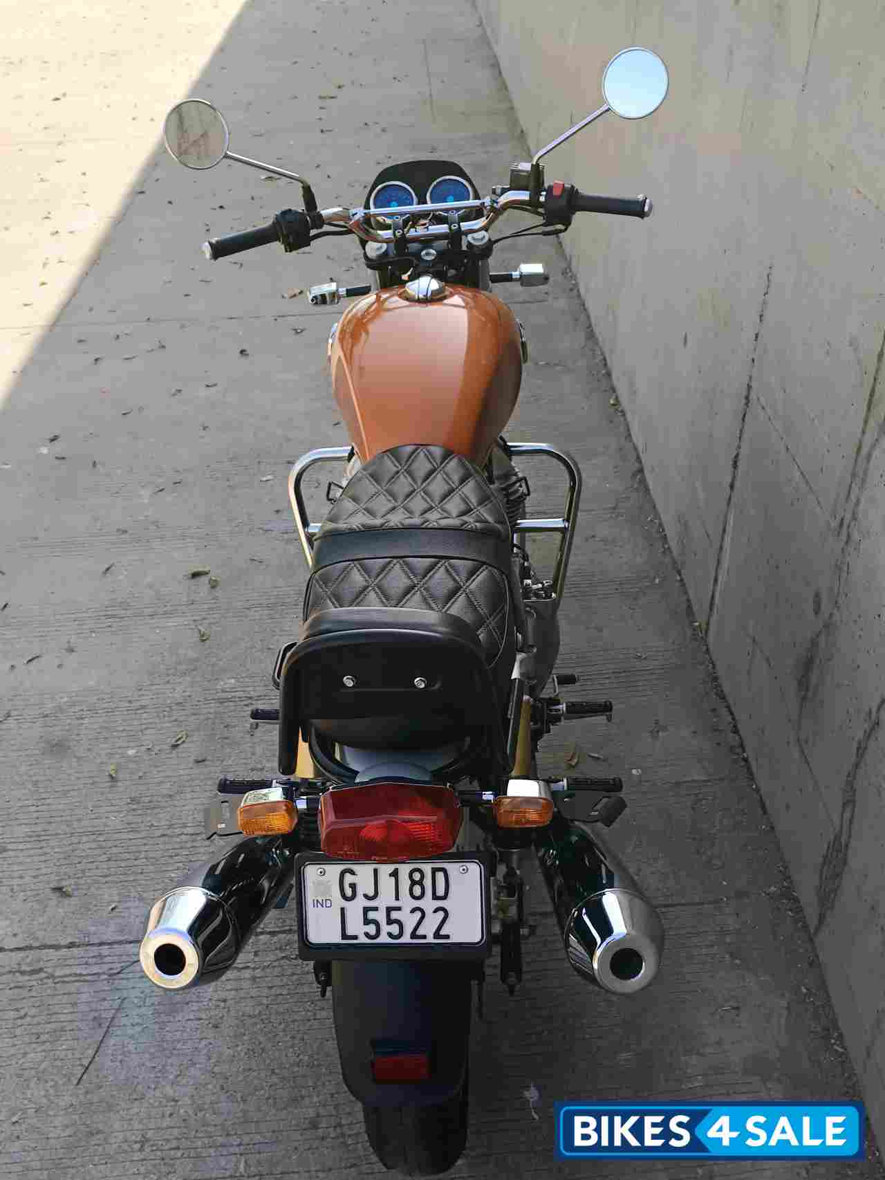 Rush Orange Royal Enfield Interceptor 650 Twin