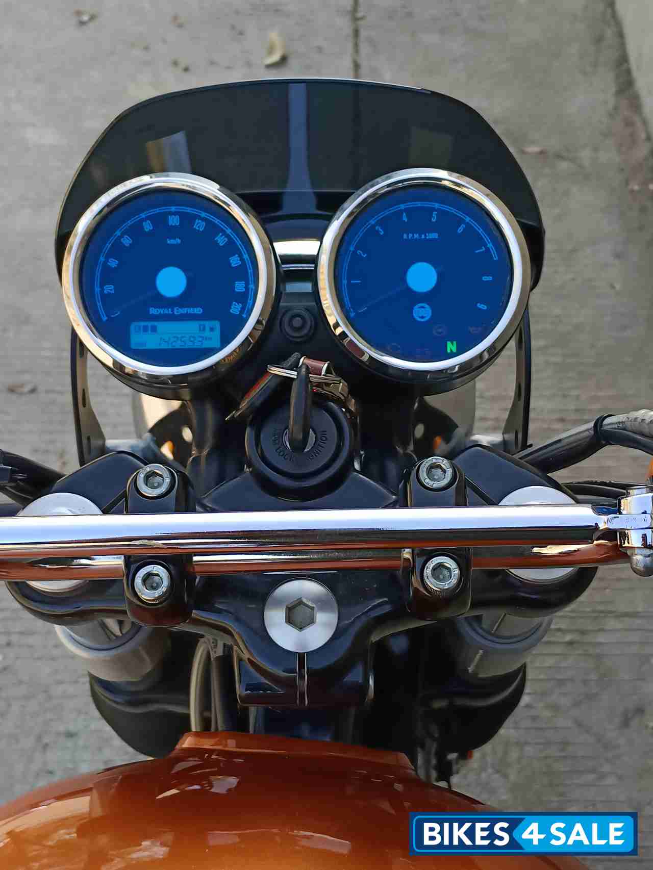 Rush Orange Royal Enfield Interceptor 650 Twin