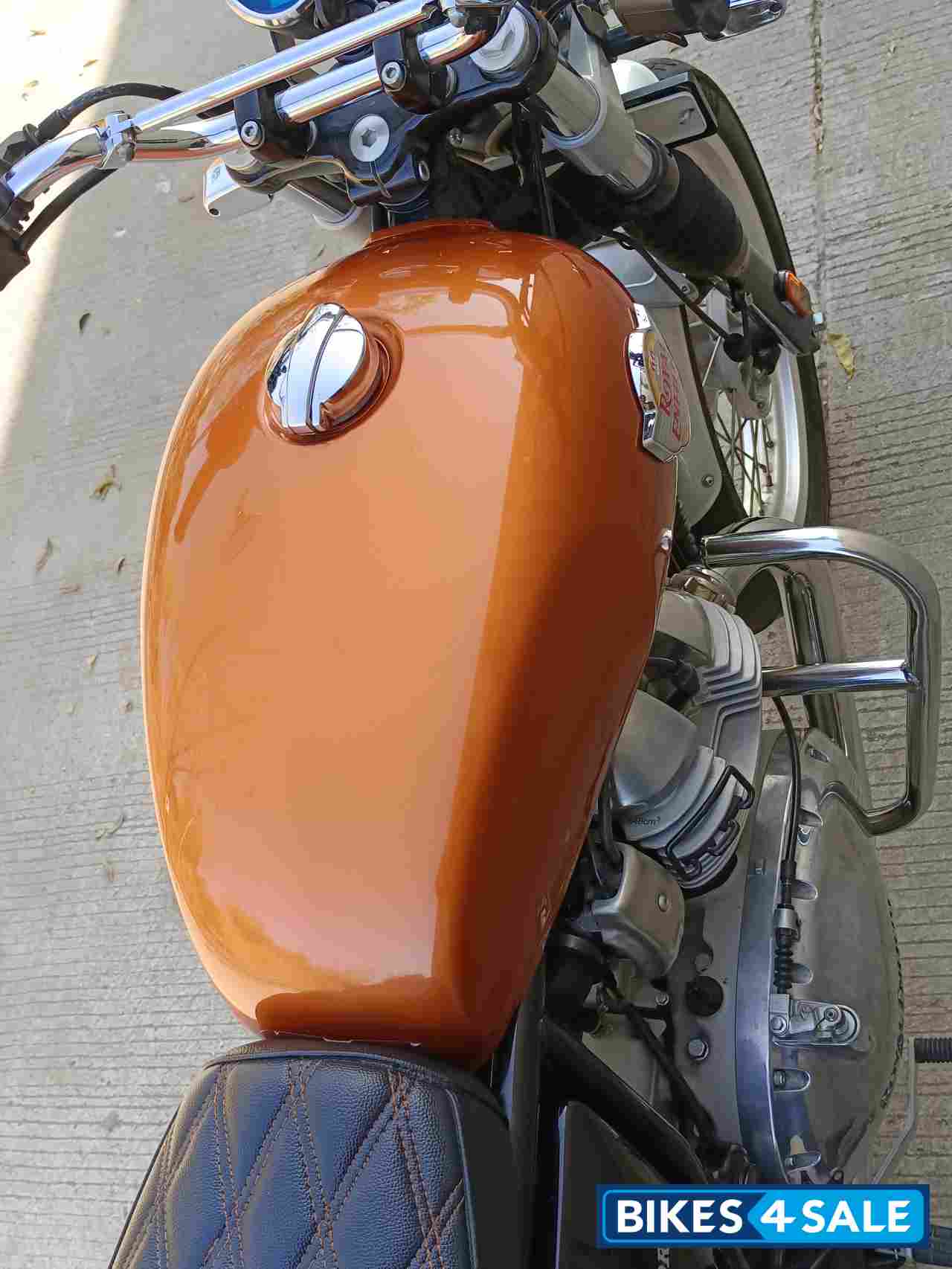 Rush Orange Royal Enfield Interceptor 650 Twin