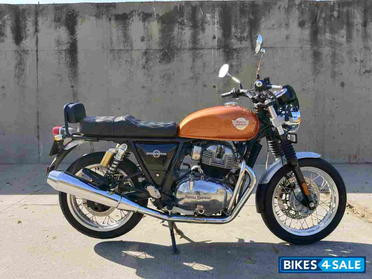 Rush Orange Royal Enfield Interceptor 650 Twin