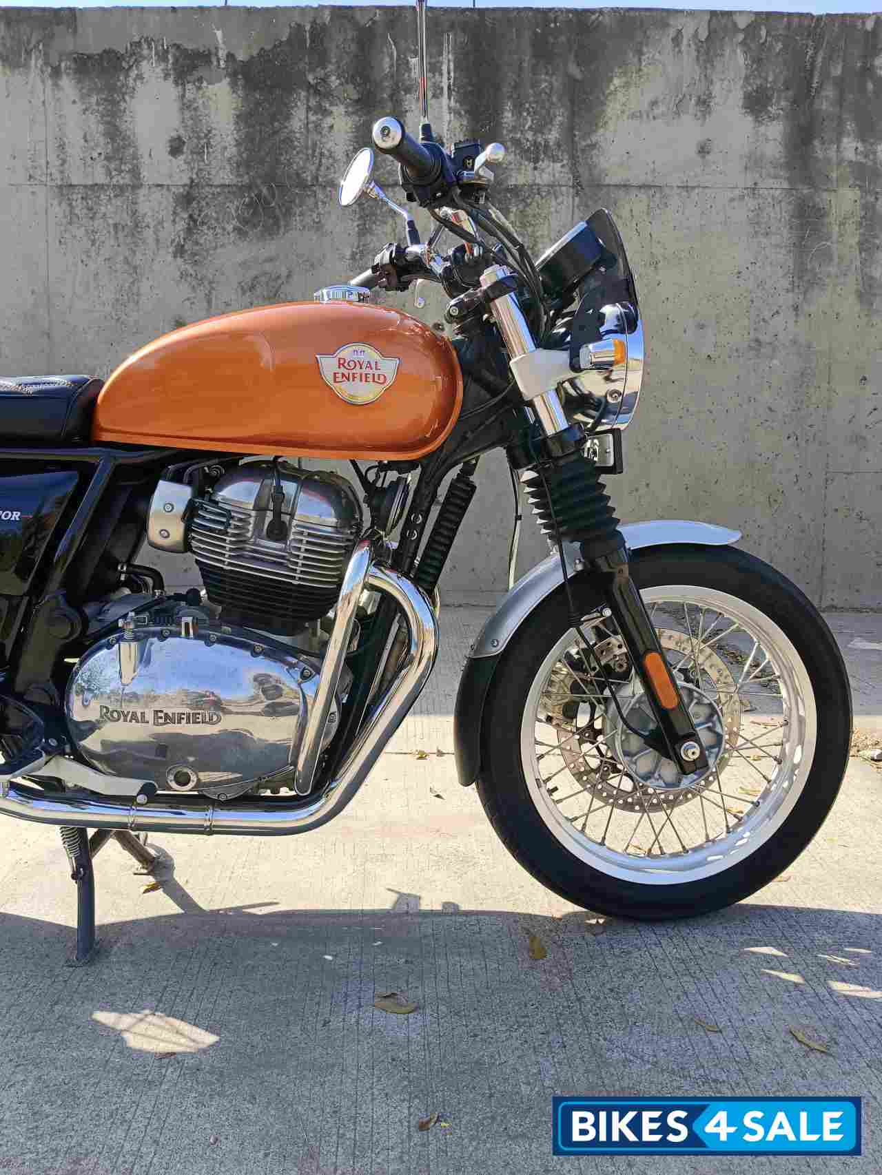 Rush Orange Royal Enfield Interceptor 650 Twin