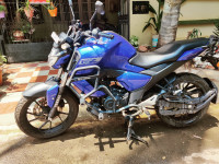 Blue Yamaha FZ FI V3 BS6