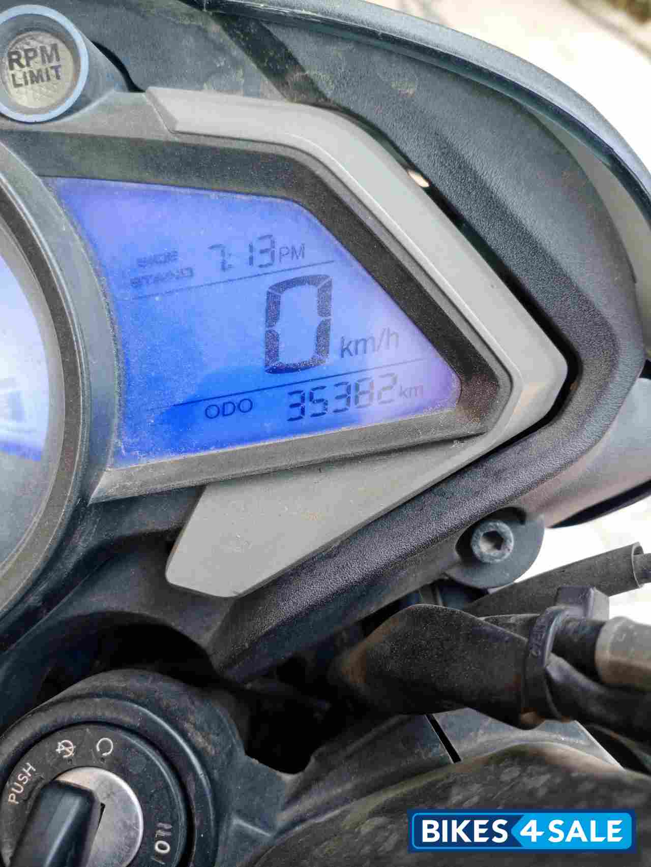 White Colour Bajaj Pulsar 200 NS ABS