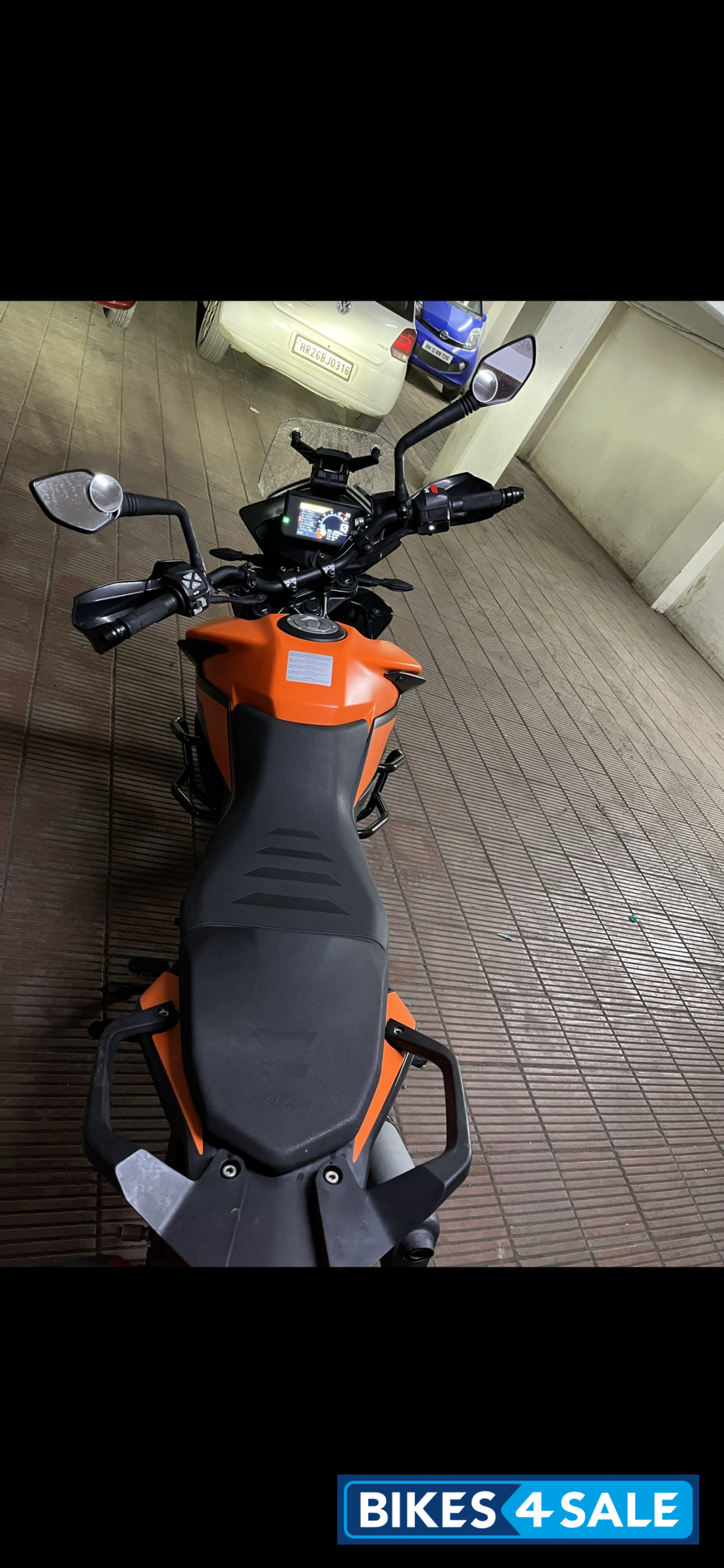 Orange KTM 390 Adventure