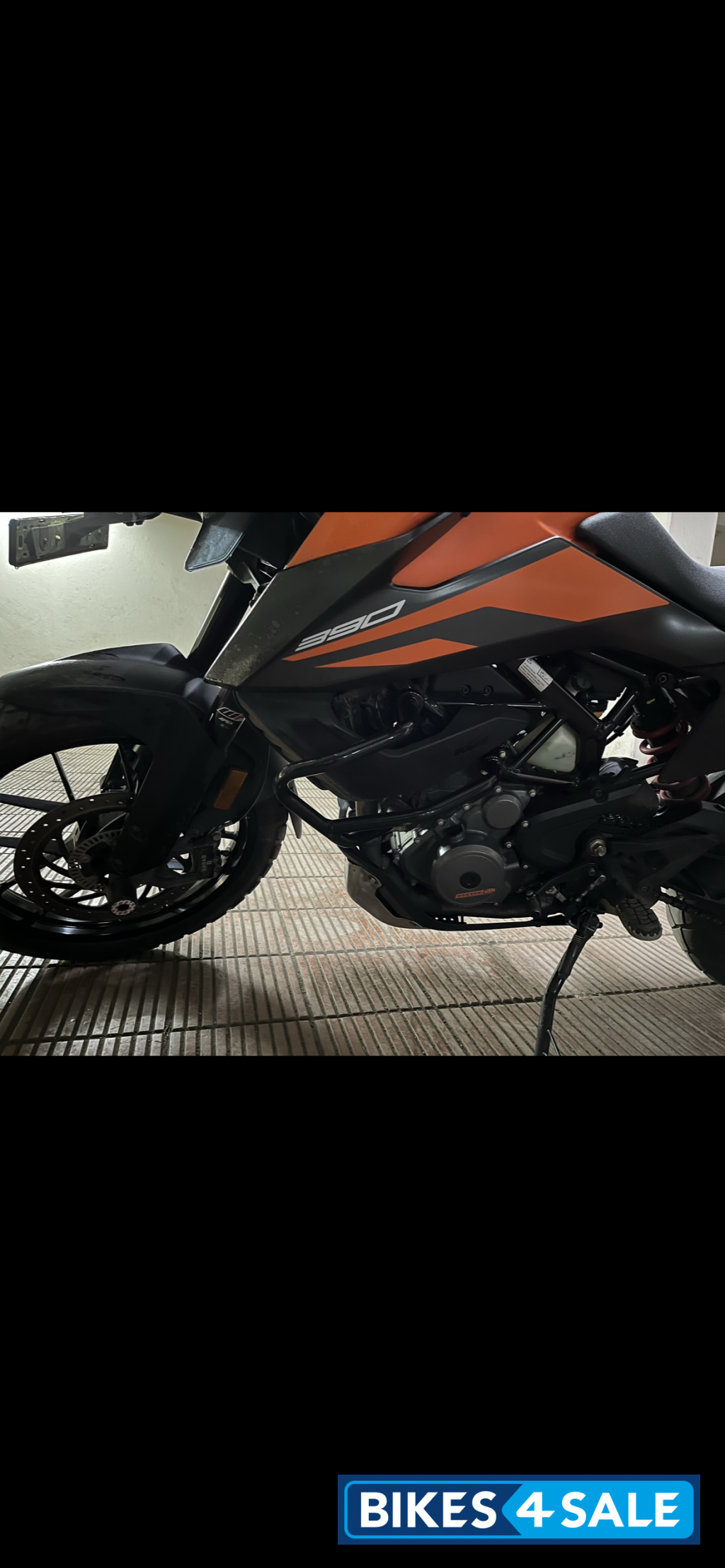 Orange KTM 390 Adventure