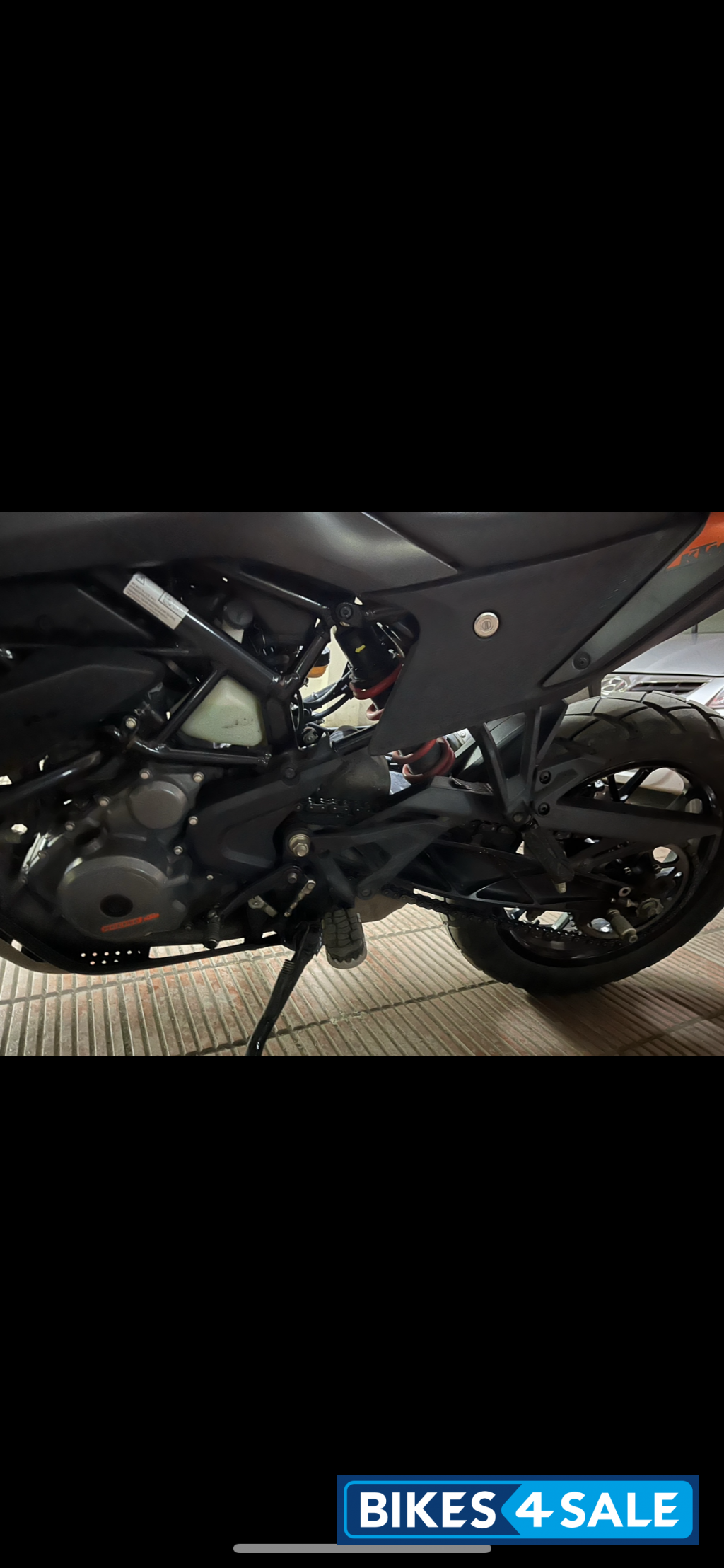 Orange KTM 390 Adventure