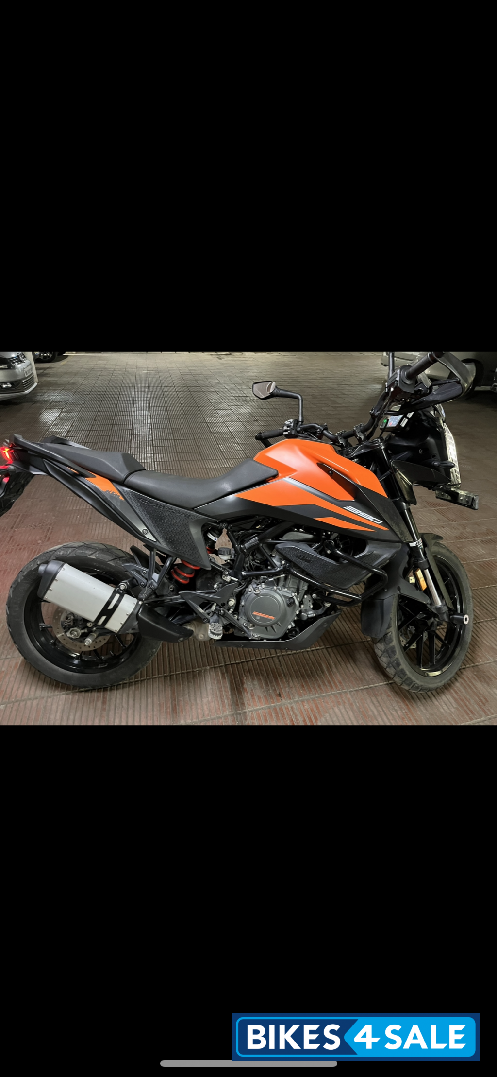 Orange KTM 390 Adventure