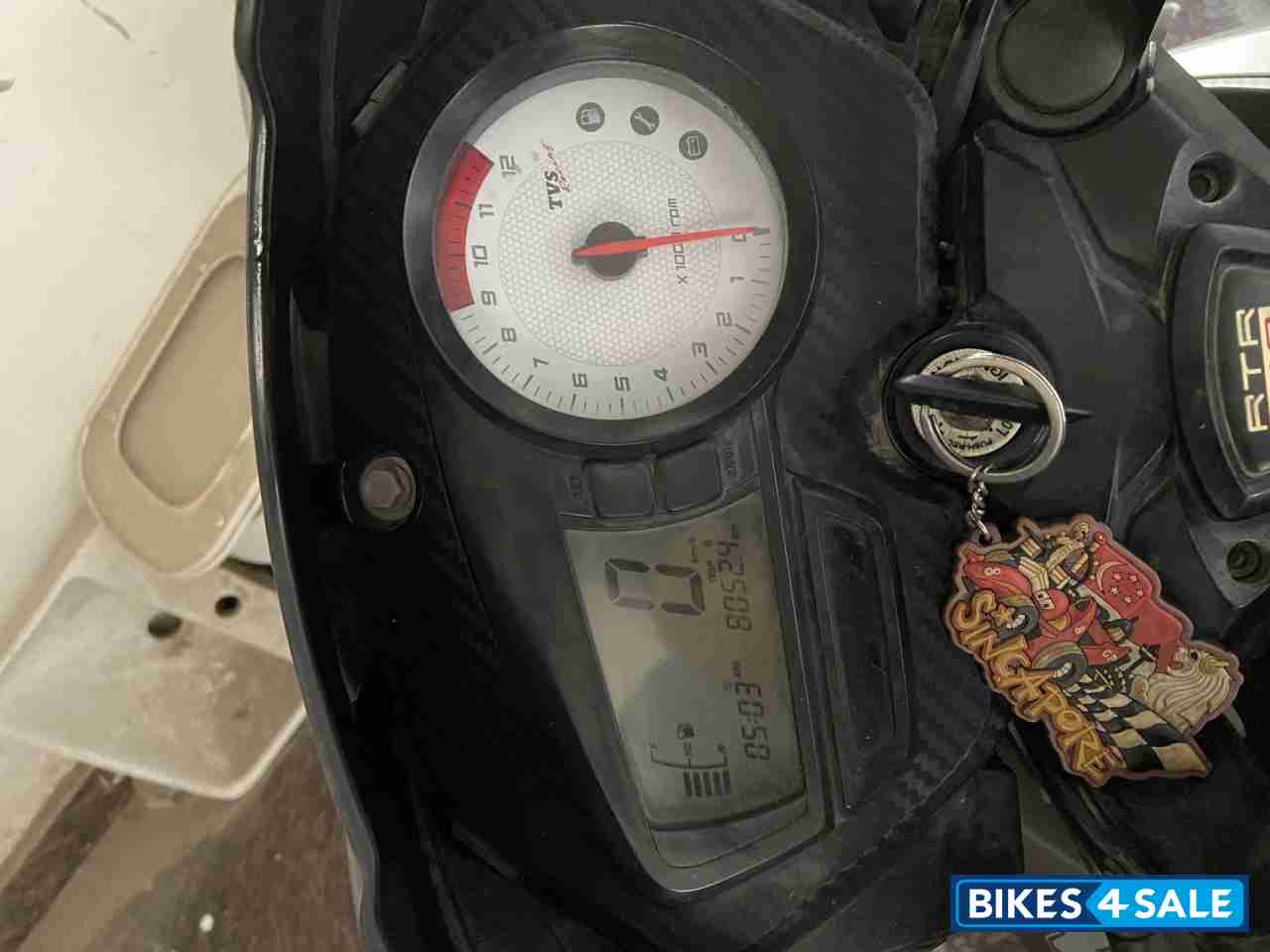 Grey TVS Apache RTR 180