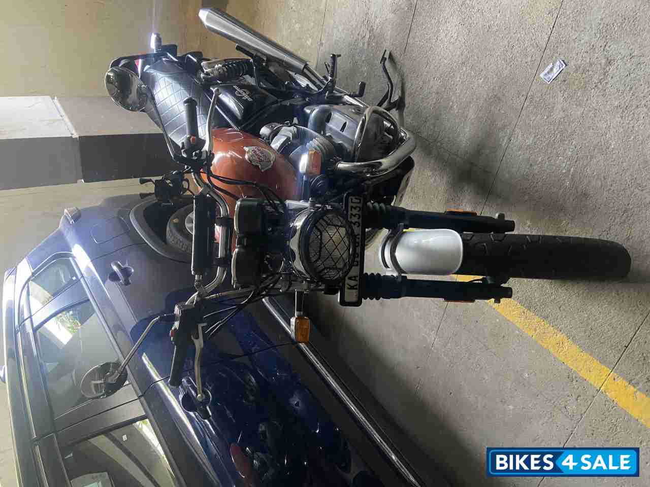 Orange Crush Royal Enfield Interceptor 650 Twin