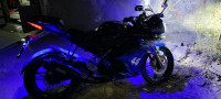 Black Blue Yamaha YZF R15 V2