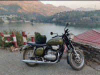 Jawa forty two 42 single channel Galactic green