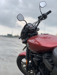 Fire Red Harley Davidson Street 750