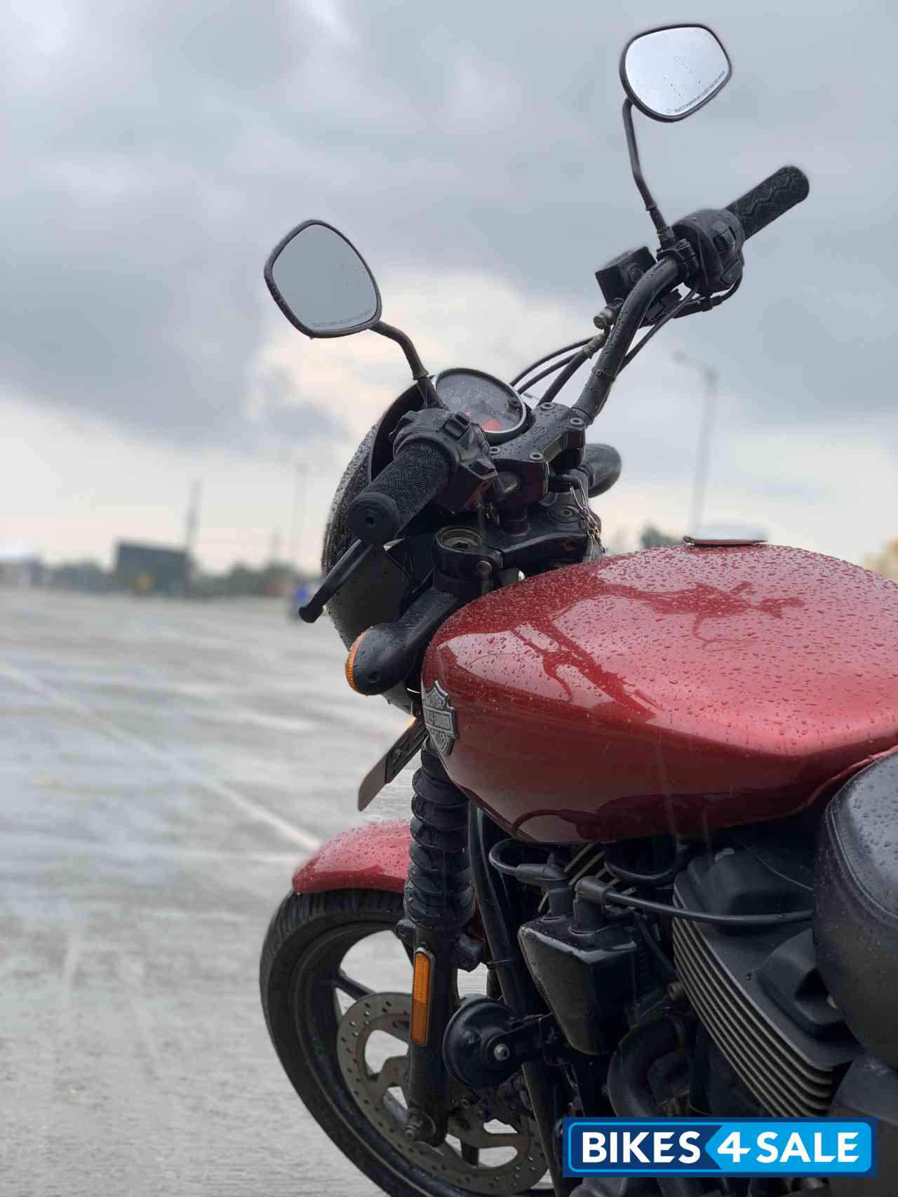 Fire Red Harley Davidson Street 750