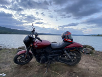 Fire Red Harley Davidson Street 750