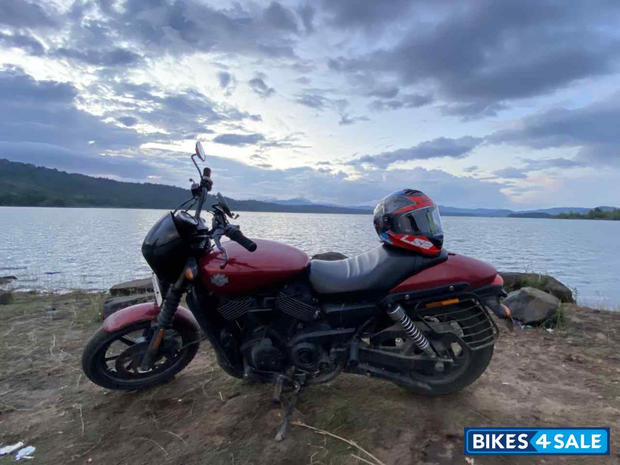 Fire Red Harley Davidson Street 750