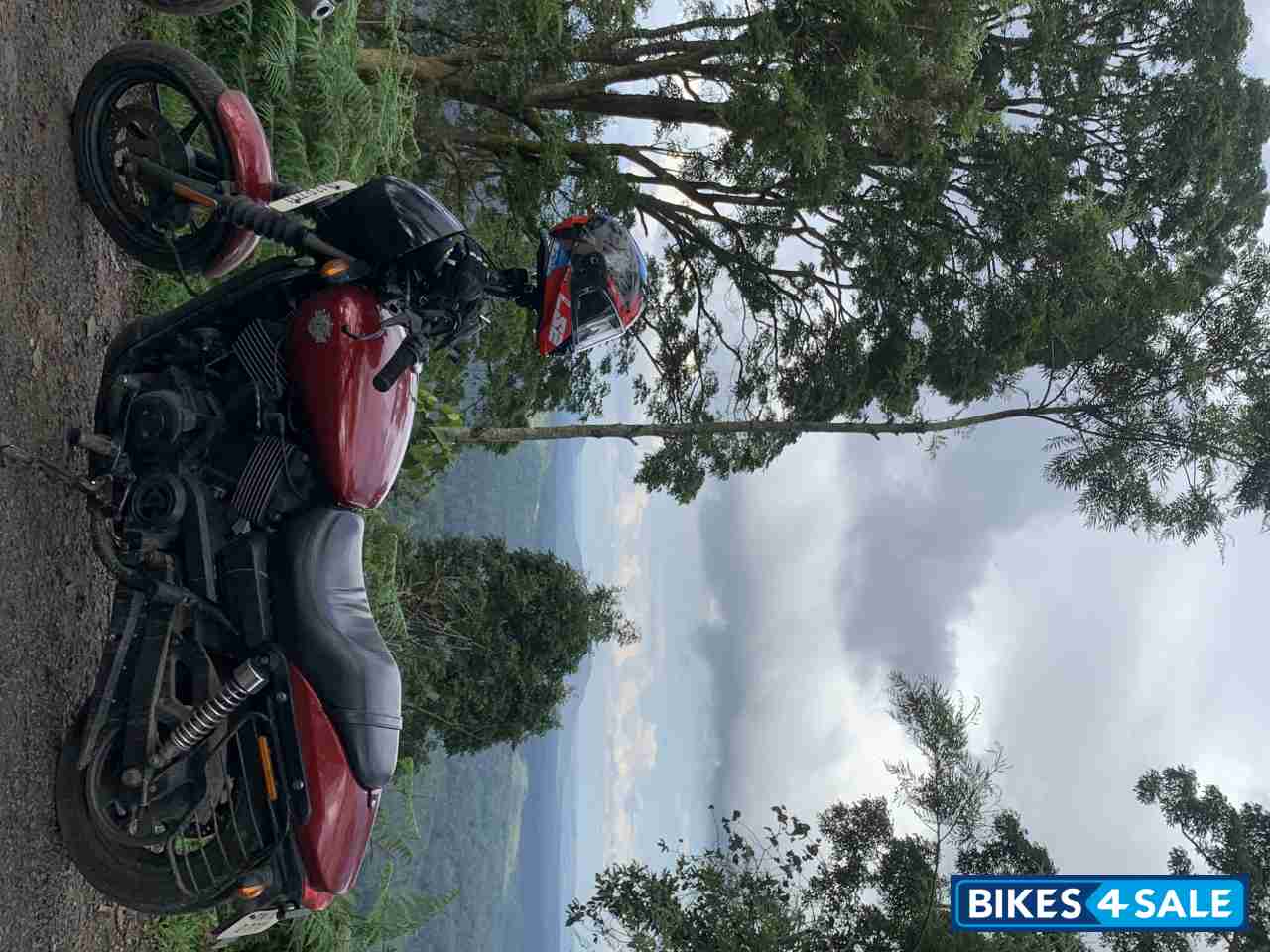 Fire Red Harley Davidson Street 750