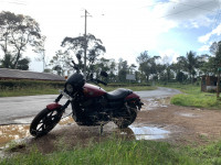 Fire Red Harley Davidson Street 750