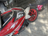 Black/red TVS NTORQ 125 Race XP