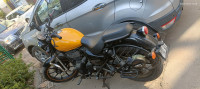 Yellow Royal Enfield Meteor 350 Fireball