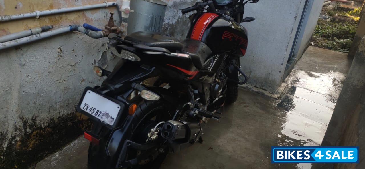 Black TVS Apache RTR 200 4V ABS Race Edition 2.0