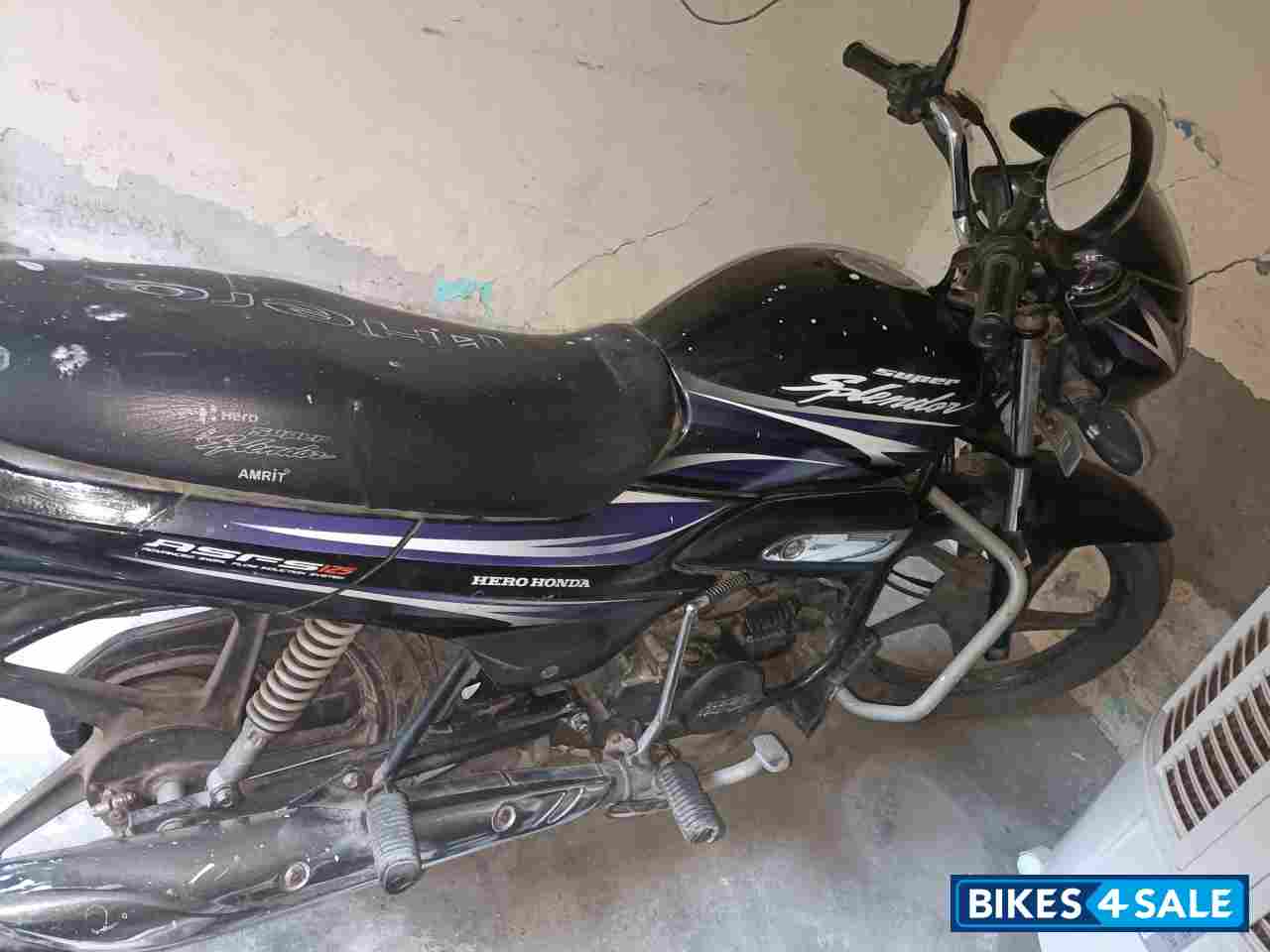 Black And Purple Hero Super Splendor