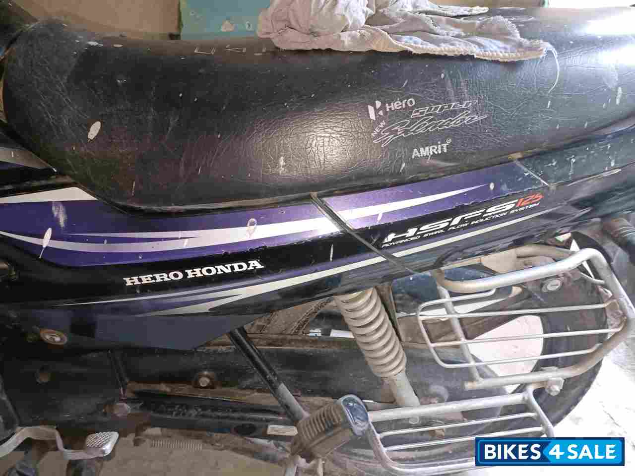 Black And Purple Hero Super Splendor