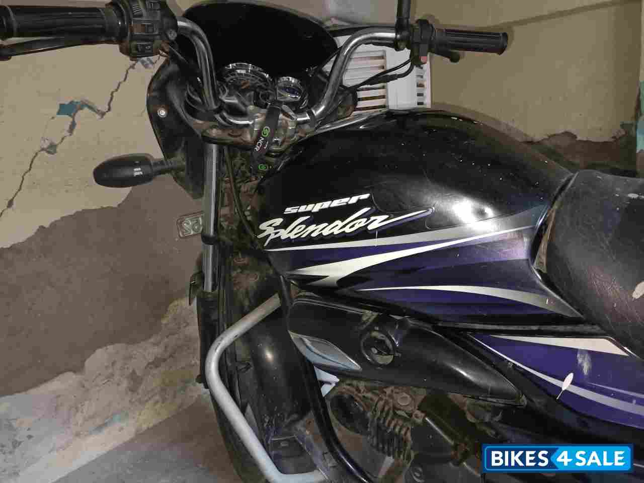Black And Purple Hero Super Splendor