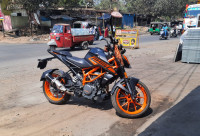 Black & Orange KTM Duke 250