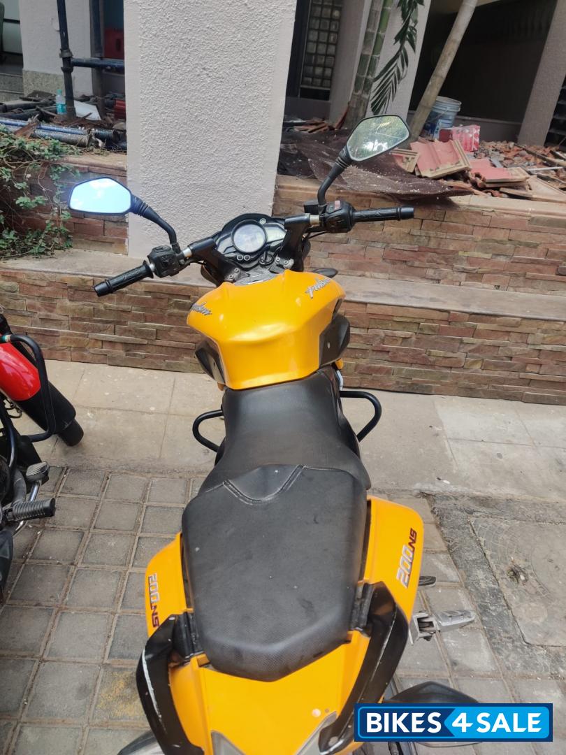 Mustard Yellow Bajaj Pulsar NS200