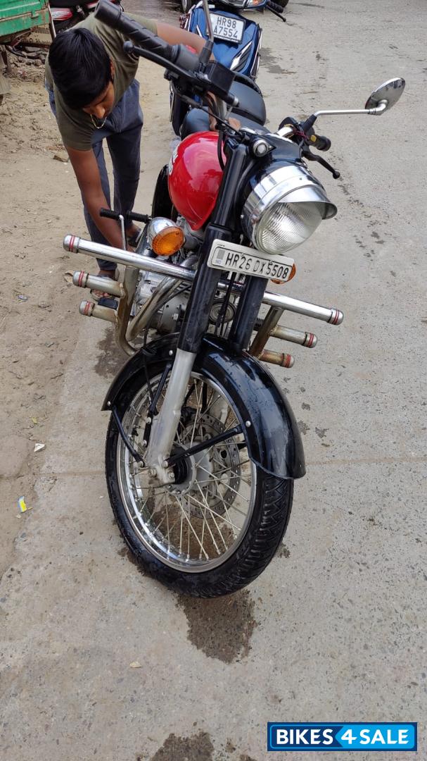 Red Black Royal Enfield Classic 350 BS VI
