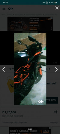 KTM RC 125 2022