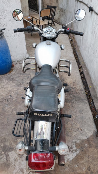 Silver Royal Enfield Bullet Electra