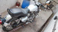 Silver Royal Enfield Bullet Electra