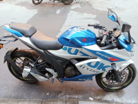 Blue With Silver Suzuki Gixxer SF 250 BS6
