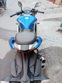 Blue With Silver Suzuki Gixxer SF 250 BS6