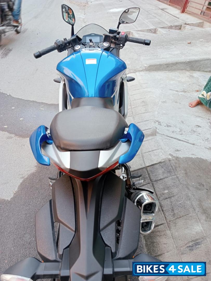 Blue With Silver Suzuki Gixxer SF 250 BS6