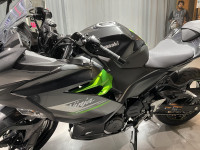 Carbon Grey Kawasaki Ninja 400 BS6 2023