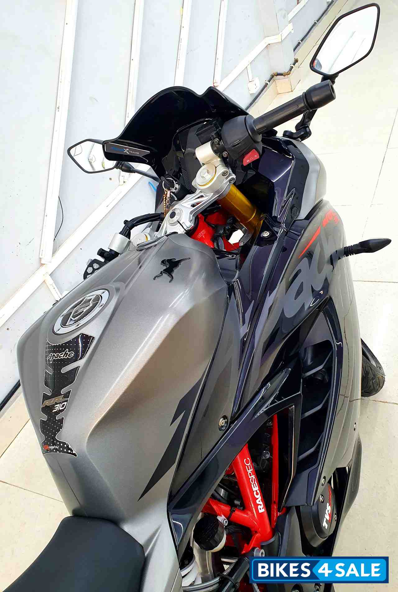 Titanium Black TVS Apache RR 310