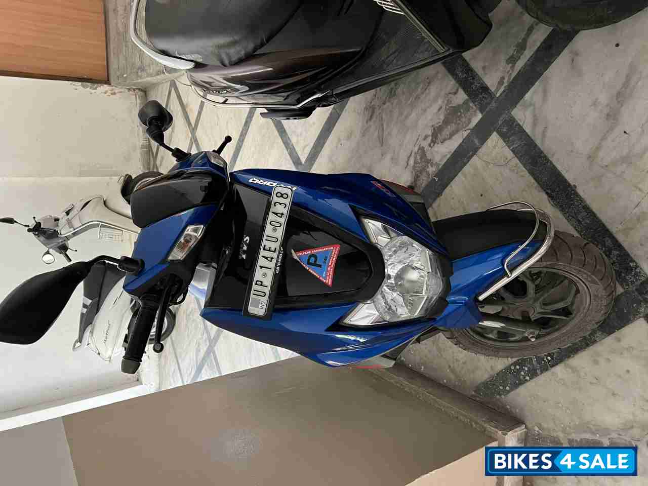 Metallic Blue TVS NTORQ 125 BS6