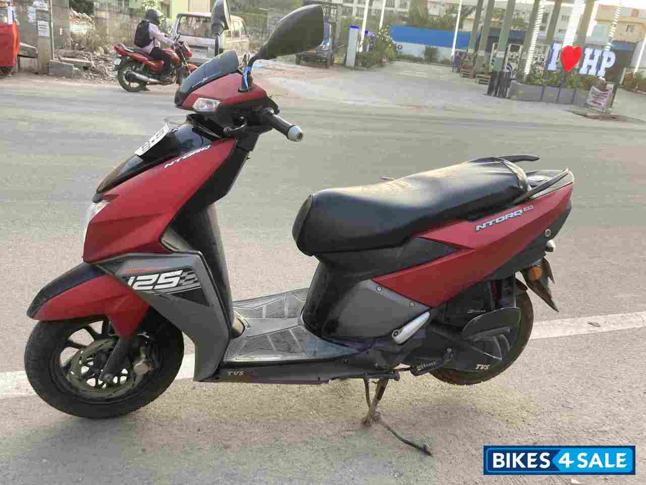 Red TVS NTORQ 125