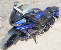 Blue Yamaha YZF R15 V3