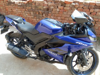 Blue Yamaha YZF R15 V3