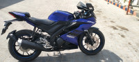 Blue Yamaha YZF R15 V3