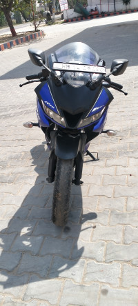 Blue Yamaha YZF R15 V3