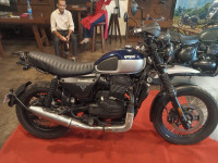 Midnight Blue Yezdi Scrambler Dual Tone